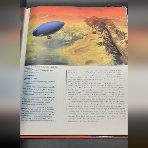 Visions of Space Artist Jouney Through The Cosmos David A. Hardy Hardcovered - Picture 8 of 11